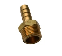 Соединитель с внешней резьбой 3/8" и "елочкой" 9 мм (10шт.)