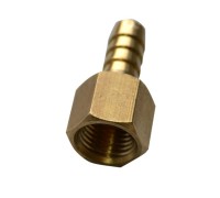 Соединитель с внутренней резьбой 1/4" и "елочкой" 9 мм (10шт.)