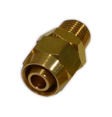 Фитинг для шланга 8х12 мм с внешеней резьбой 1/4" (10 шт.)