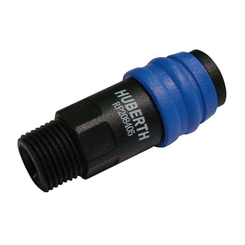 Соединение быстроразъемное пластиковое с резьбой 1/2" нар. (10 шт.)