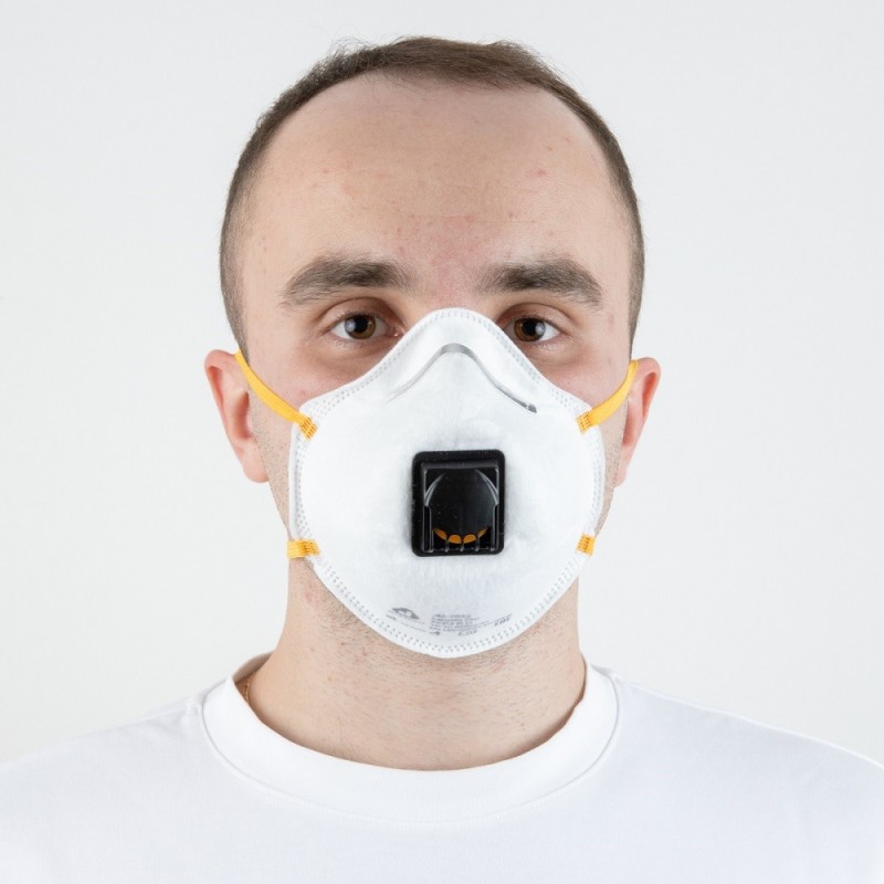 Чашеобразный респиратор с клапаном (FFP3 R D) 10 шт.