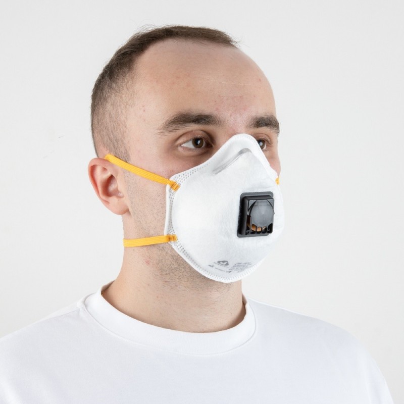 Чашеобразный респиратор с клапаном (FFP3 R D) 10 шт.