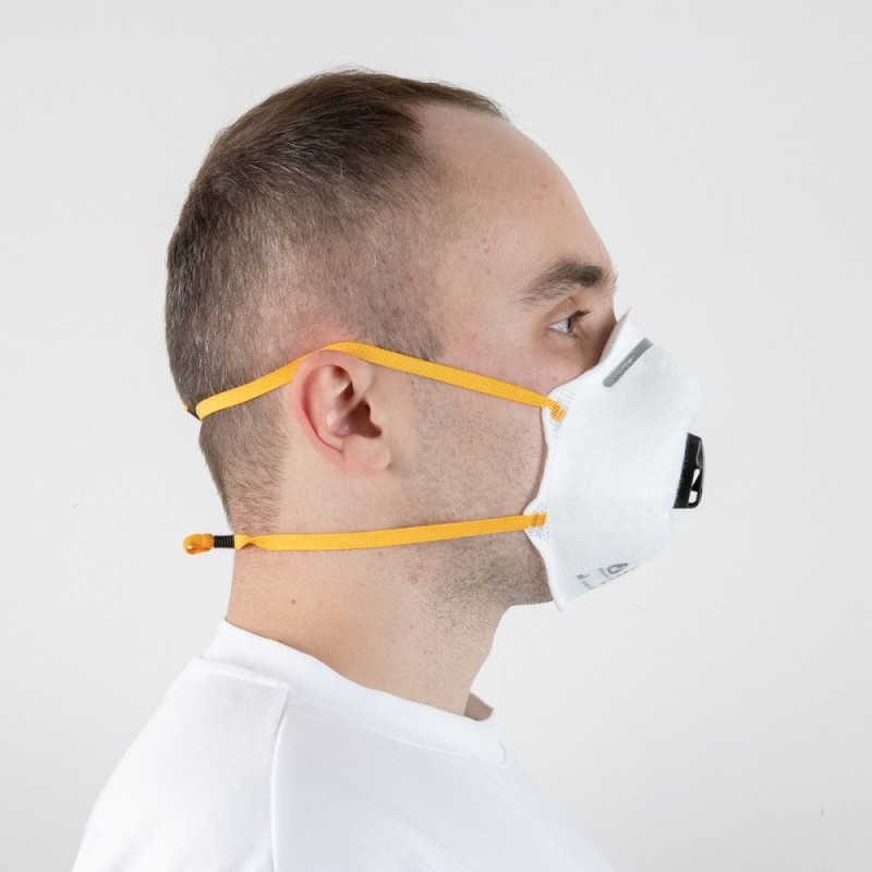 Чашеобразный респиратор с клапаном (FFP3 R D) 10 шт.