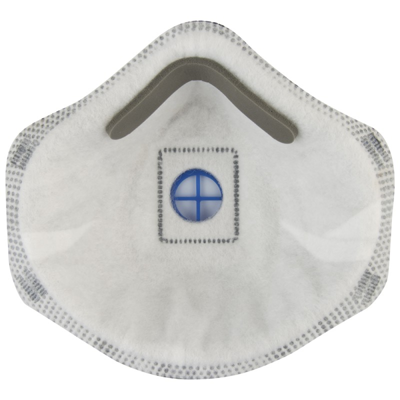 Чашеобразный респиратор с клапаном и угольным слоем (FFP2 R D) 10 шт.