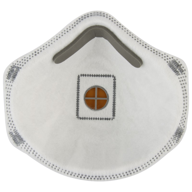 Чашеобразный респиратор с клапаном и угольным слоем (FFP2 R D) 10 шт.