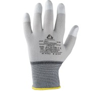 Перчатки с углеродной нитью и частичным полиуретановым покрытием пальцев