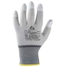 Перчатки с углеродной нитью и частичным полиуретановым покрытием пальцев