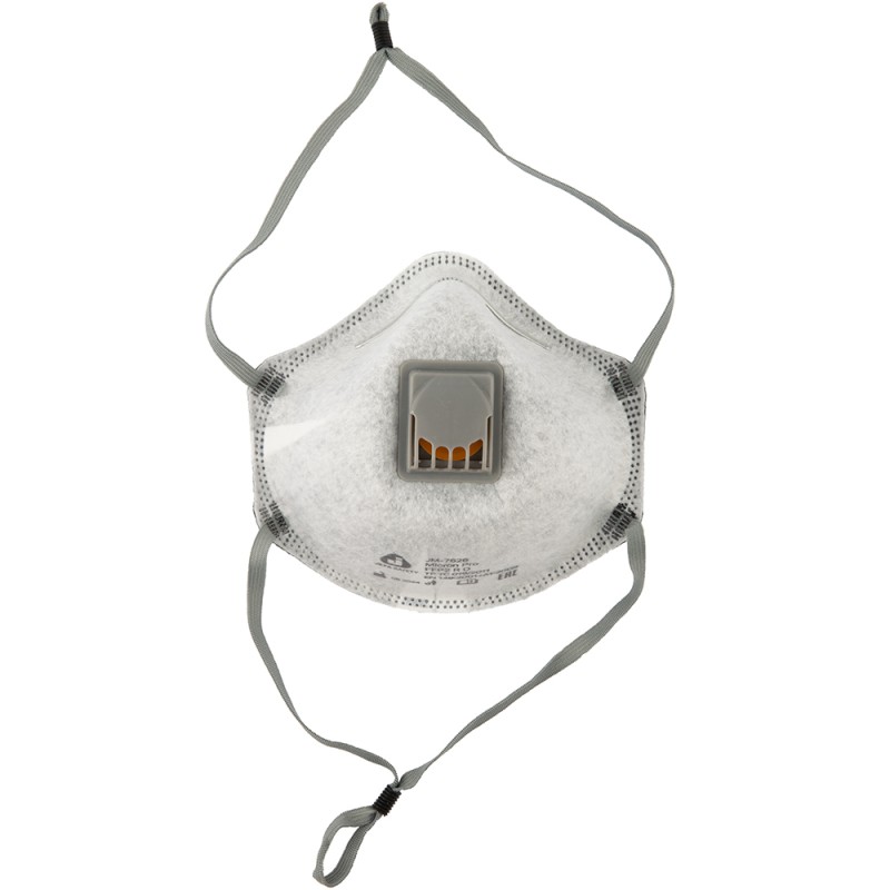 Чашеобразный респиратор с клапаном и угольным слоем (FFP2 R D) 10 шт.