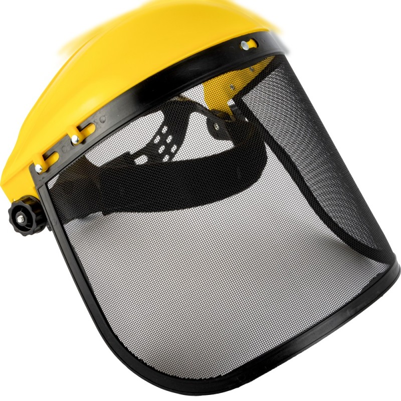 Щиток лицевой из мелкоячеистой металлической сетки