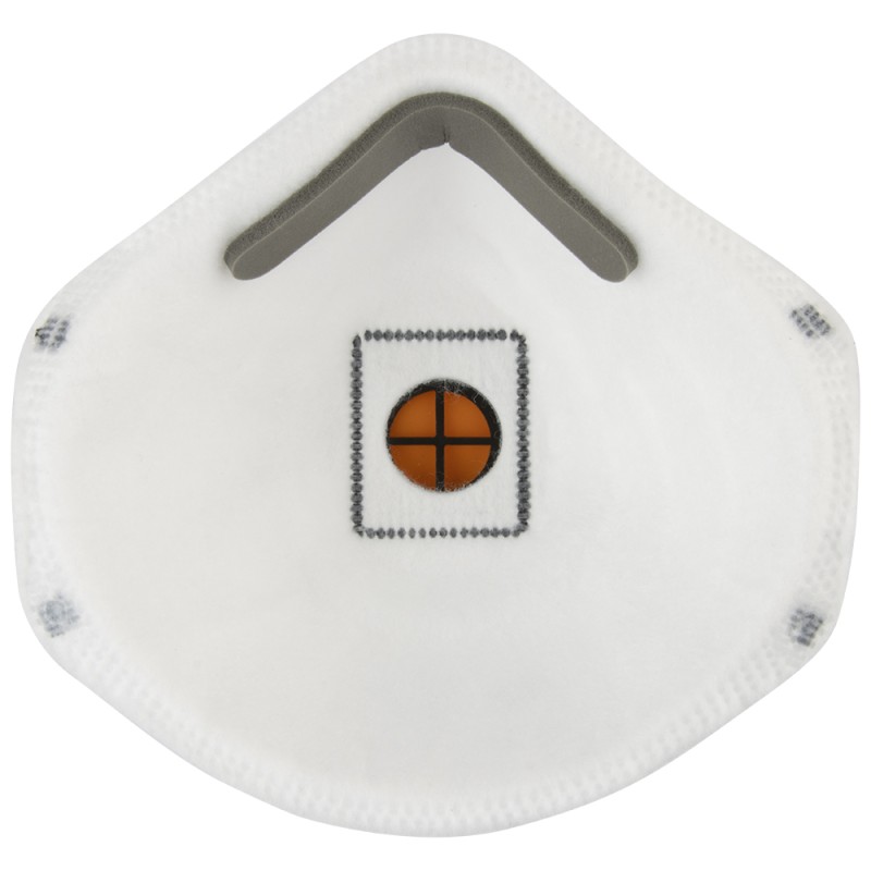 Чашеобразный противоаэрозольный респиратор с клапаном (FFP2 R D) 10 шт.