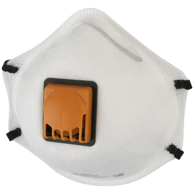 Чашеобразный противоаэрозольный респиратор с клапаном (FFP2 R D) 10 шт.