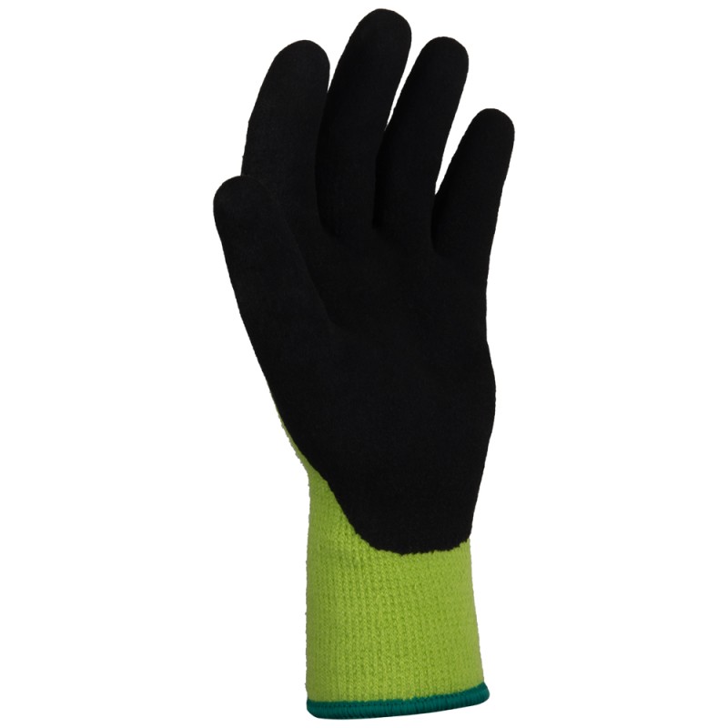 Утепленные перчатки с латексным покрытием