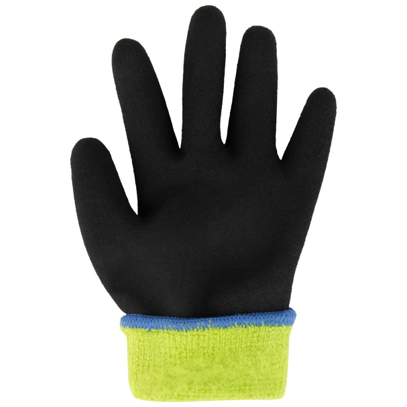 Утепленные перчатки с латексным покрытием