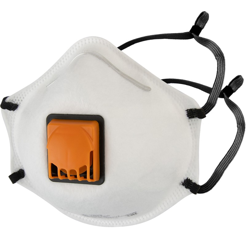 Чашеобразный противоаэрозольный респиратор с клапаном (FFP2 R D) 10 шт.