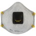 Чашеобразный респиратор с клапаном и угольным слоем (FFP1 R D) 10 шт.