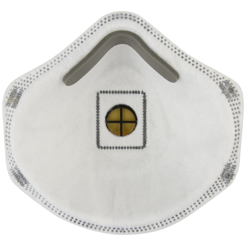 Чашеобразный респиратор с клапаном и угольным слоем (FFP1 R D) 10 шт.