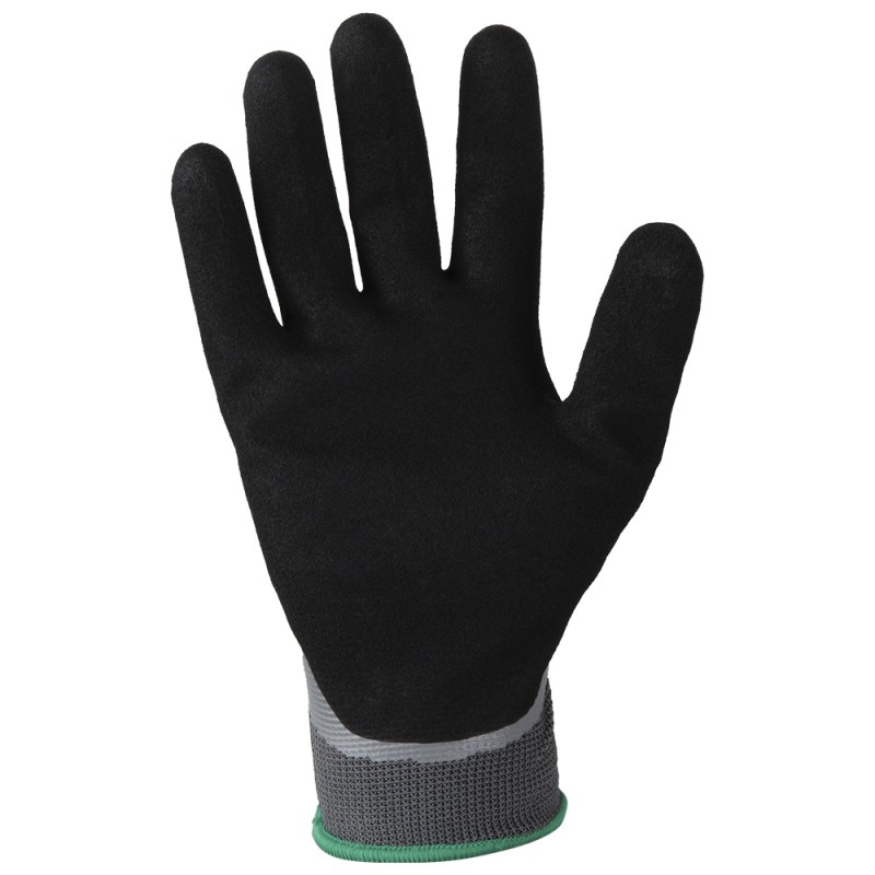 Защитные трикотажные перчатки с двухслойным нитриловым покрытием