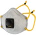 Чашеобразный респиратор с клапаном и угольным слоем (FFP1 R D) 10 шт.