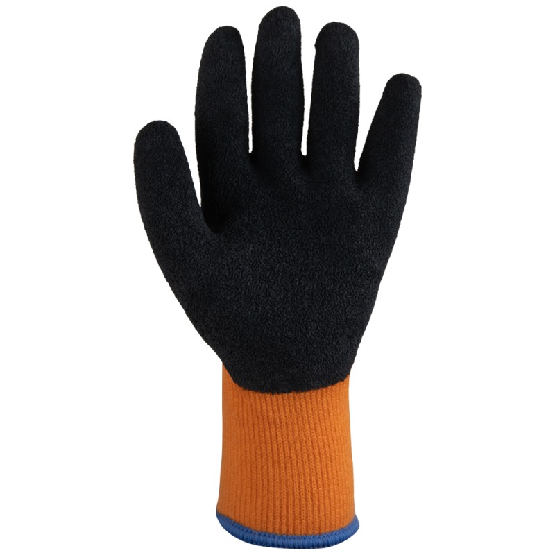 Плотные утепленные перчатки с покрытием