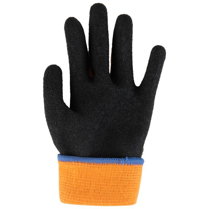 Плотные утепленные перчатки с покрытием