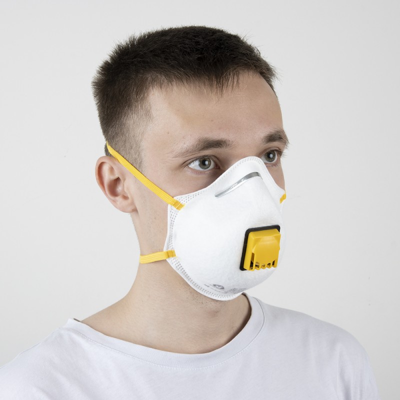 Чашеобразный противоаэрозольный респиратор (FFP1 R D) 10 шт.