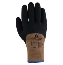 Утепленные перчатки с покрытием