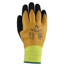 Акриловые утепленные перчатки с начесом