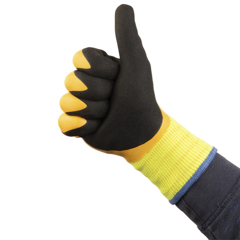 Акриловые утепленные перчатки с начесом