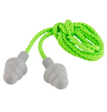 Противошумные беруши со шнурком в пластиковом боксе (32 дБ)