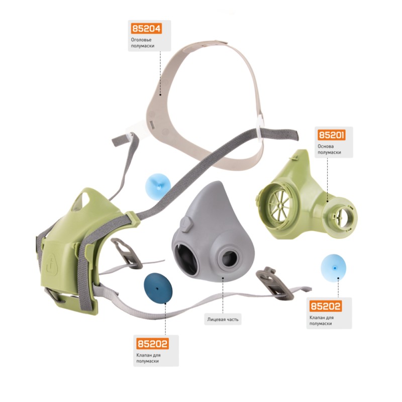 Оголовье полумаски Jeta Safety 8500