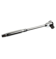 Ключ трещотка 3/8" 72 зуба 195мм с металлической рукояткой и уменьшенной головкой JTC