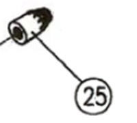 Ремкомплект для пневмогайковерта JTC-5815 (25) шестерня JTC
