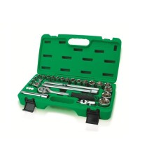 Набор головок 1/2" 8-32мм 28предм. 6гр. TOPTUL (GCAI2802)