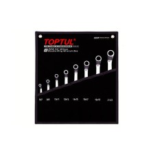 Набор ключей накидн. 6-32мм 12шт (черное полотно) TOPTUL (GPAI1202)