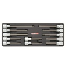 Набор-сет бит под трещотку 1/2" EXTRA LONG 12шт. 136х364мм TOPTUL (GAAT1202)