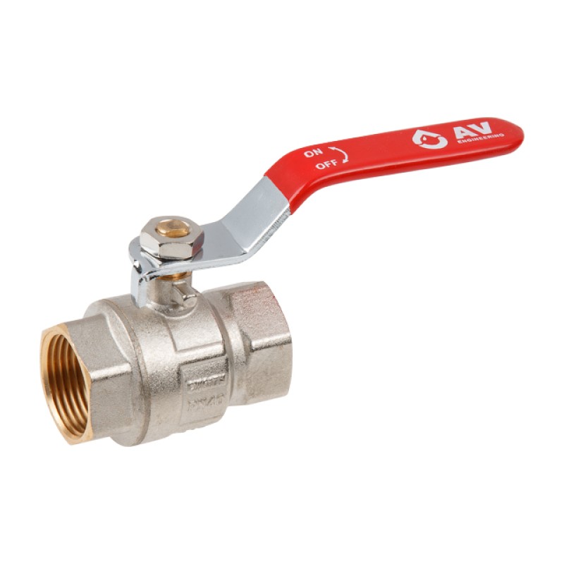 Кран шаровый 1" вн.-вн. ручка PN40, AV Engineering Кран шаровый 1" вн.-вн. ручка PN40, AV Engineering