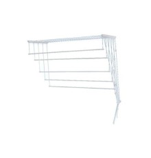 Сушилка для белья потолочная стальная 1,4 м, 5 стержней, белая, PERFECTO LINEA
