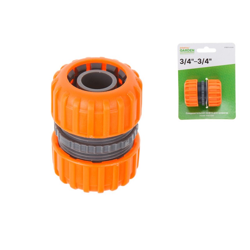 Муфта соед. для шлангов 3/4" STARTUL GARDEN (ST6011-6-3/4) Муфта соед. для шлангов 3/4" STARTUL GARDEN (ST6011-6-3/4)