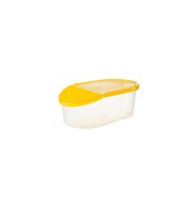 Емкость для сыпучих продуктов Wave 0,5 л, лимон, BEROSSI