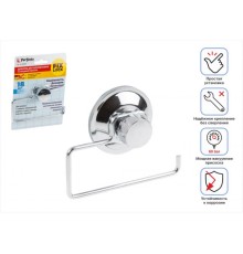 Держатель для туалетной бумаги на вакуумной присоске, хром. сталь, FIX LOCK, PERFECTO LINEA