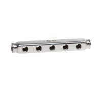 Коллектор 1/2" х 5 вых. двухсторонний, AV Engineering