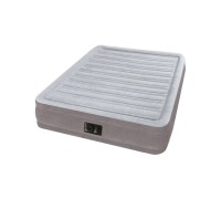 Надувная кровать Full Comfort-Plush (Фулл Комфорт-Плаш), 137х191х33 см, встр. электрич. насос, INTEX