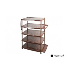 Этажерка 5 секций, черный, BEROSSI