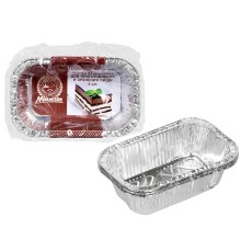 Форма для выпечки алюминиевая, прямоугольная, 3 шт., 13,5х8,5х4 см, MARMITON