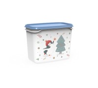 Контейнер Christmas, 1 л, васильковый, BEROSSI