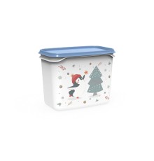 Контейнер Christmas, 1 л, васильковый, BEROSSI