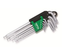Набор ключей Torx T10-Т50 9шт с отверстием длинных TOPTUL (GAAL0919)
