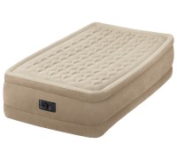 Надувная кровать Twin Ultra Plush (Твин Ультра Плаш), 99х191х46 см, встр. электрич. насос, INTEX