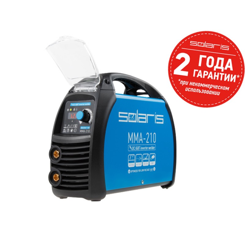Инвертор сварочный SOLARIS MMA-210 Инвертор сварочный SOLARIS MMA-210