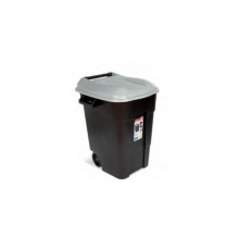 Контейнер для мусора пластик. 100л (серая крышка) TAYG
